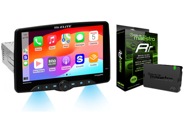  BE9ACP.WX_MRR / DIN, Wireless CarPlay & Android, SXM, 9